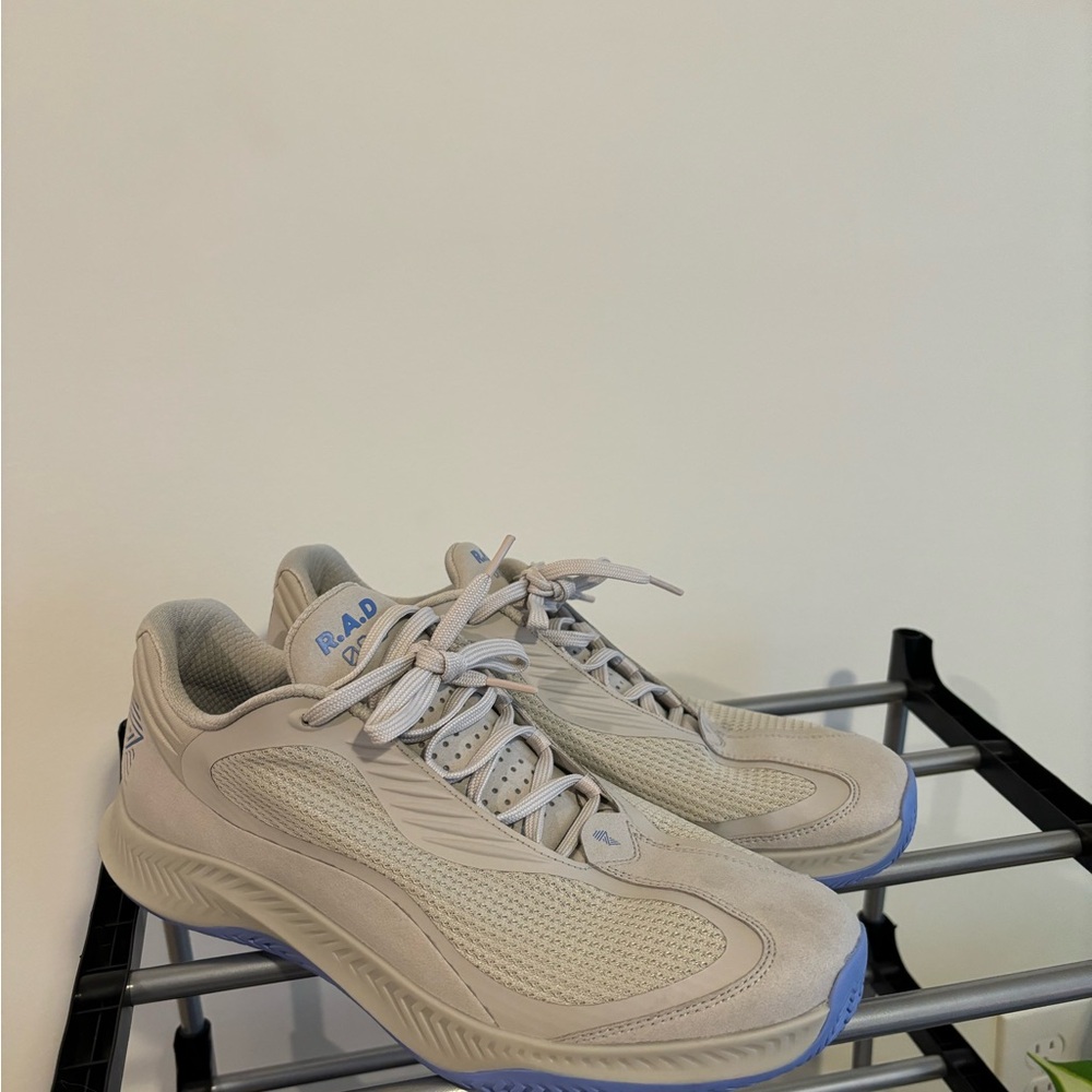 RAD Beige and Blue Sneakers